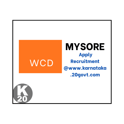 WCD Mysore Anganwadi Recruitment 2025 - Apply Anganwadi Helpers & Workers Jobs Vacancy (272) 1 WCD-mysore-apply-recruitment-500x500